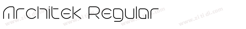 Architek Regular字体转换 Architek Regular字体转换